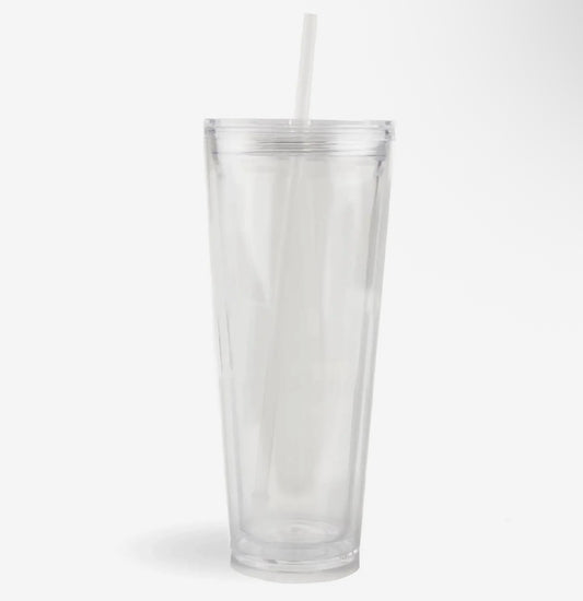 24 OZ Tall Snow Globe Tumbler